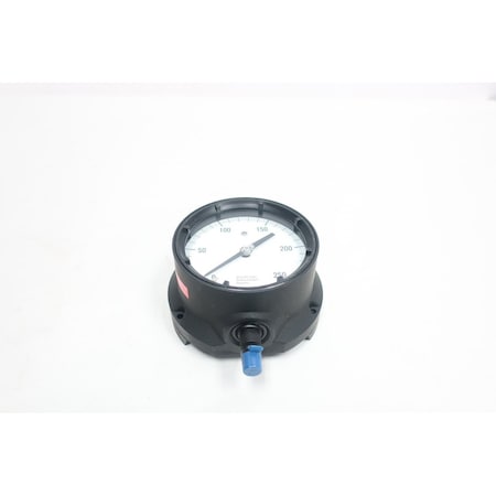 Ashcroft 4-1/2In 1/4In 0-250Kpa Npt Pressure Gauge 45-1379AS-02L-250KPA